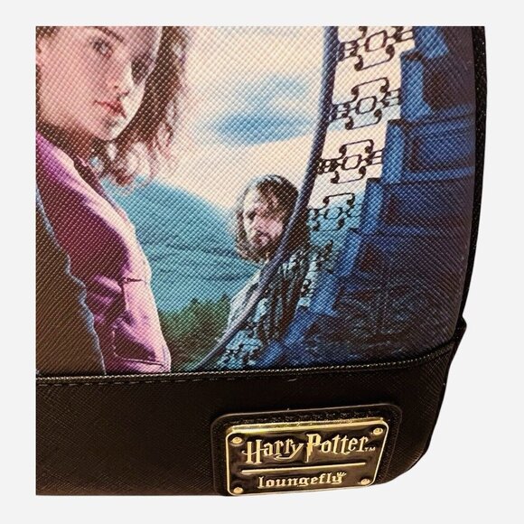 Harry Potter TRILOGY SERIES 2 Triple Pocket Loungefly Wizardry Mini Backpack NWT - Picture 2 of 12